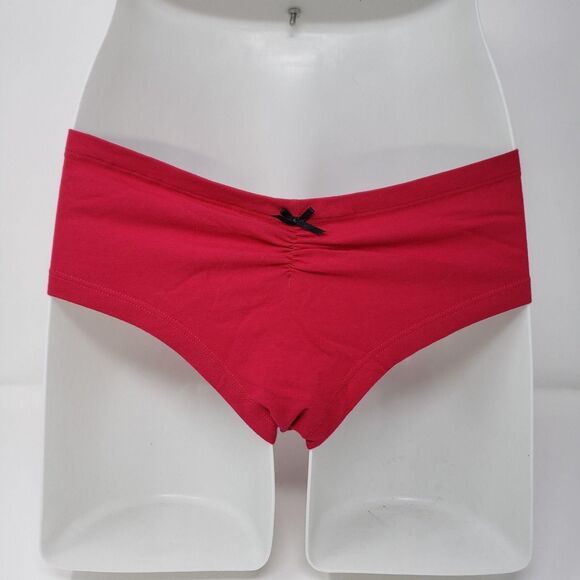 PINK Victoria's Secret Panties Womens Large Red Cheekster Hipster Underwear 2010 - Picture 2 of 10